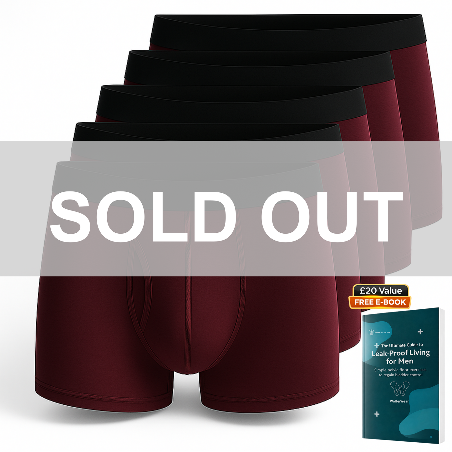 Walter’s Signature Leakproof Boxers (5-Pack) - Walter-Underwear