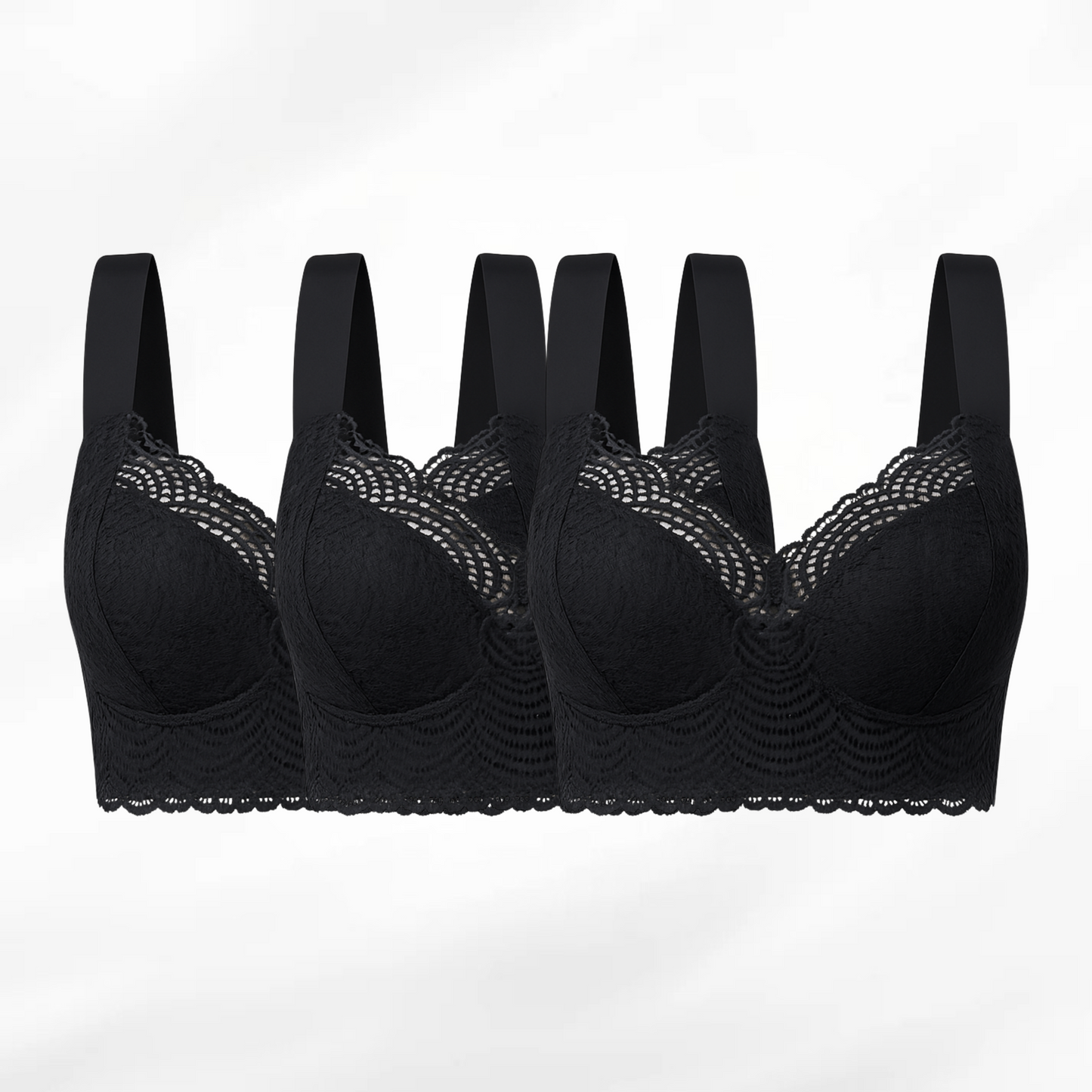 Lucy’s™ Original – Behagelig og støttende push-up-bh (3-pak)