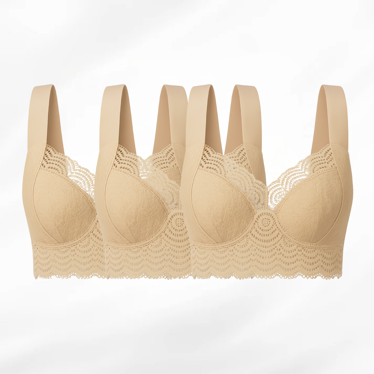 Lucy’s™ Original – Behagelig og støttende push-up-bh (3-pak)
