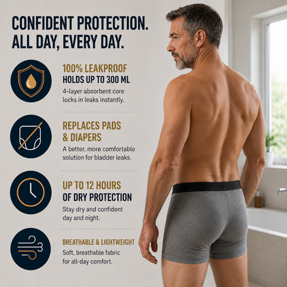 Walter’s Signature Leakproof Boxers