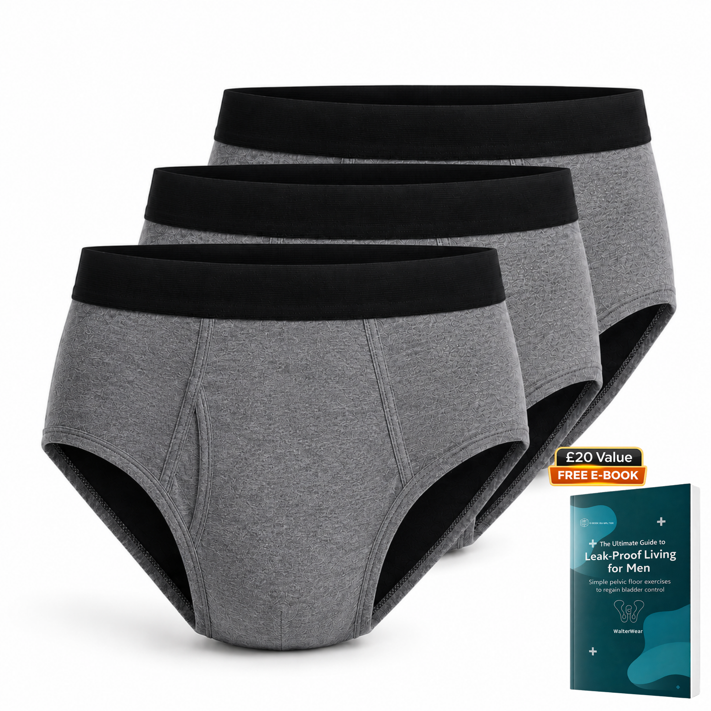 Walter’s Signature Leakproof Briefs (3-Pack)